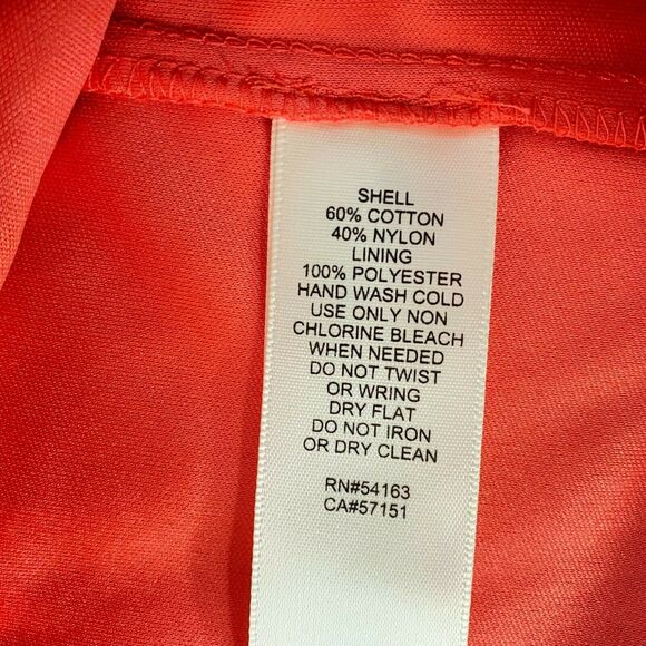 Eliza J Lace Sleeveless Sheath Ivory/Coral Dress Size 10 - Picture 7 of 8